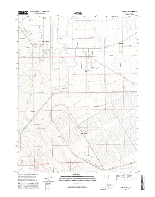 MyTopo Grantsville, Utah USGS Quad Topo Map