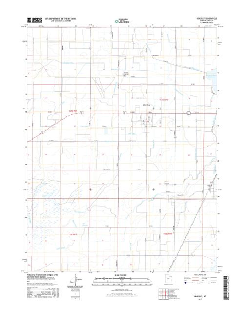 MyTopo Hinckley, Utah USGS Quad Topo Map