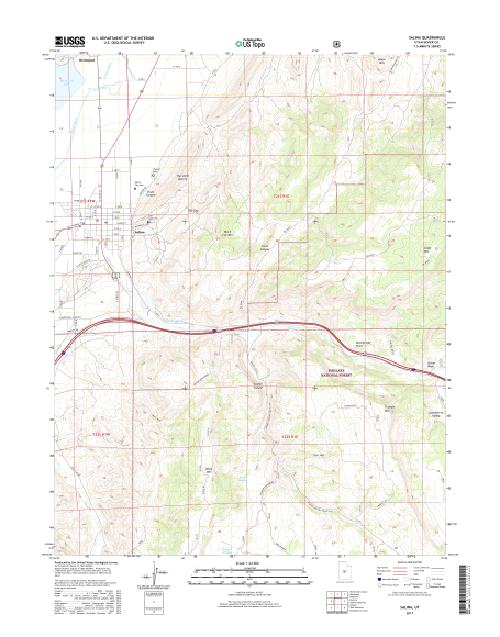 MyTopo Salina, Utah USGS Quad Topo Map
