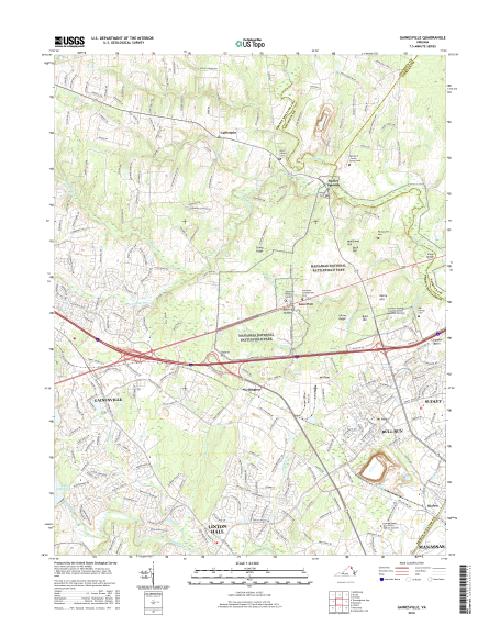 MyTopo Gainesville, Virginia USGS Quad Topo Map