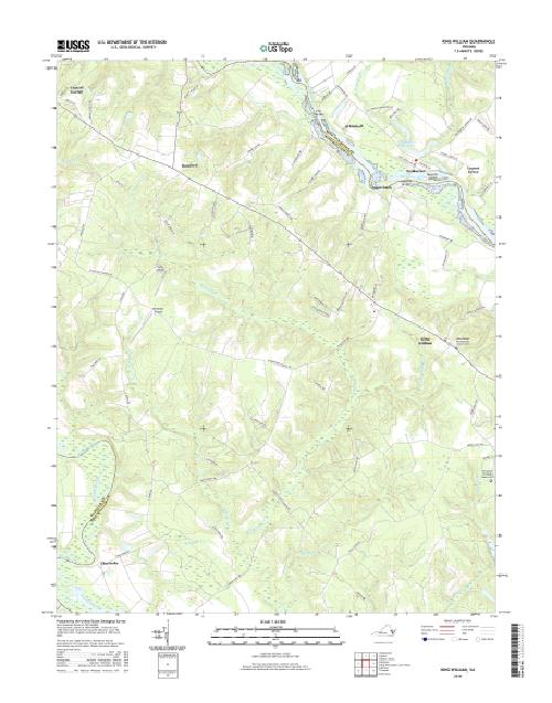 MyTopo King William, Virginia USGS Quad Topo Map