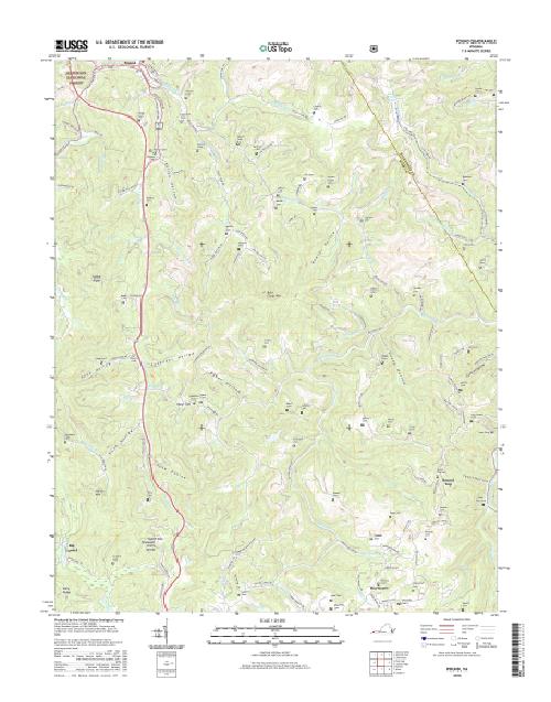 MyTopo Pound, Virginia USGS Quad Topo Map