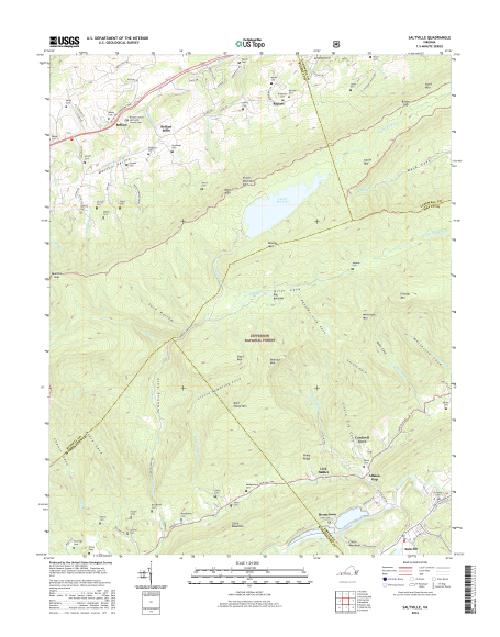 MyTopo Saltville, Virginia USGS Quad Topo Map