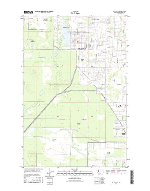 MyTopo Spanaway, Washington USGS Quad Topo Map