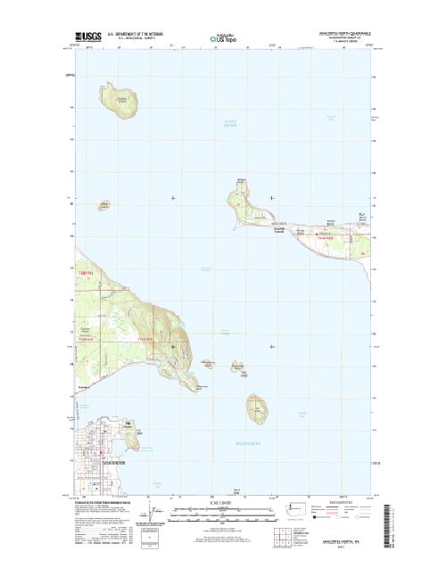 MyTopo Anacortes North, Washington USGS Quad Topo Map