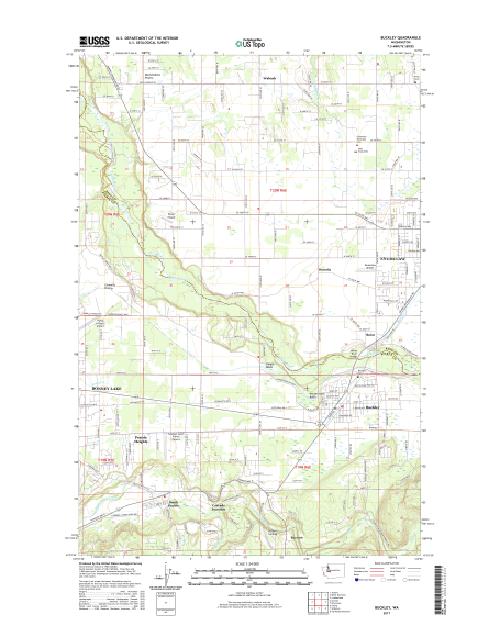 MyTopo Buckley, Washington USGS Quad Topo Map