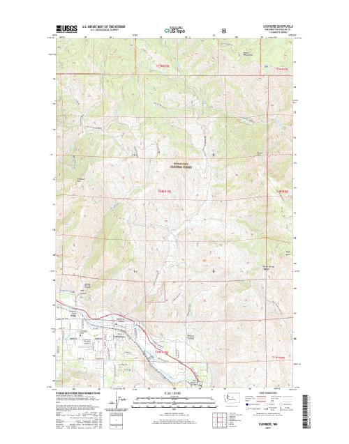 MyTopo Cashmere, Washington USGS Quad Topo Map