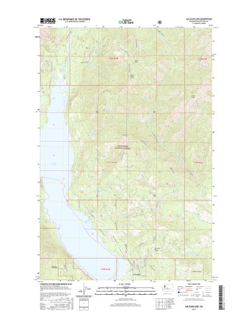 MyTopo Cle Elum Lake, Washington USGS Quad Topo Map