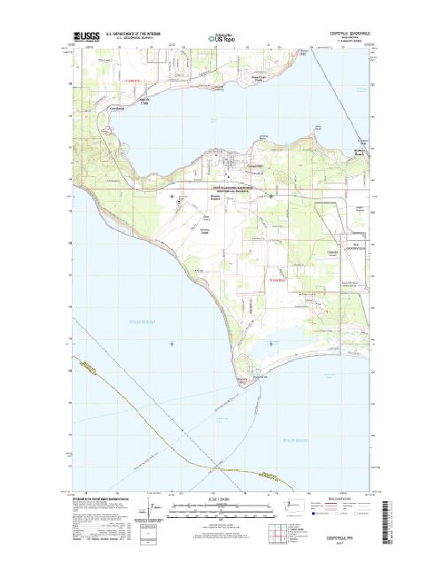 MyTopo Coupeville, Washington USGS Quad Topo Map
