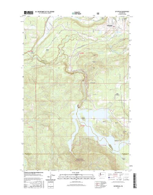 MyTopo Eatonville, Washington USGS Quad Topo Map