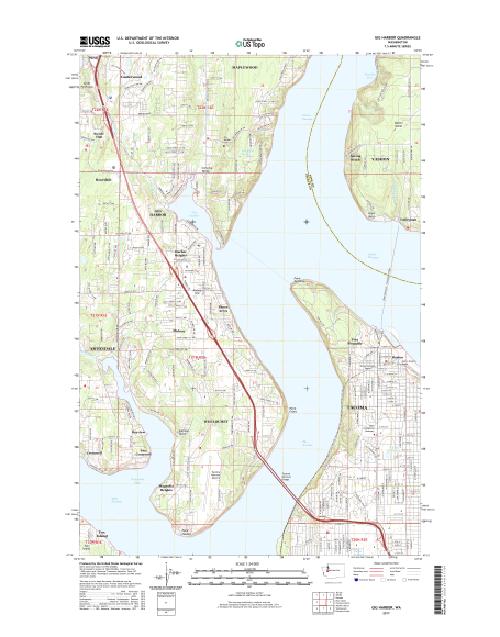 MyTopo Gig Harbor, Washington USGS Quad Topo Map