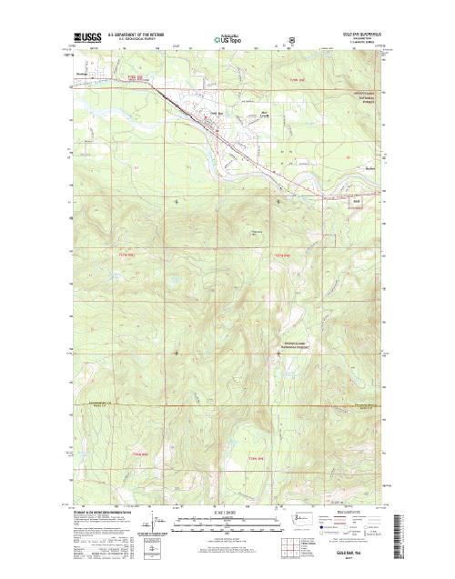 MyTopo Gold Bar, Washington USGS Quad Topo Map