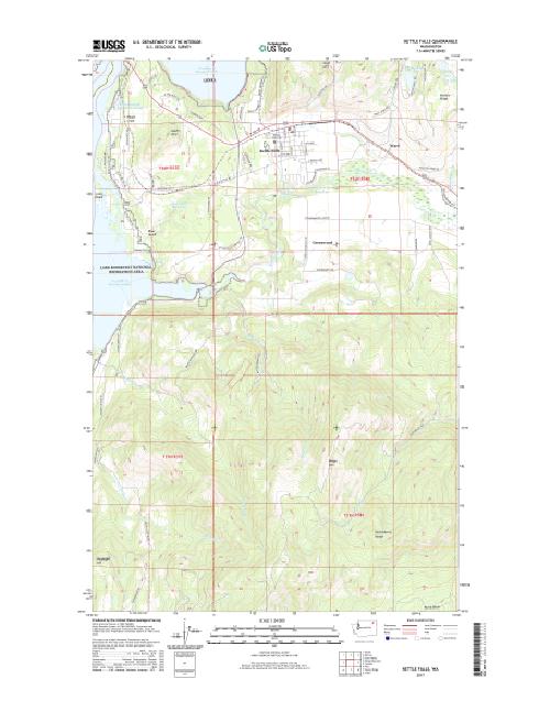 MyTopo Kettle Falls, Washington USGS Quad Topo Map