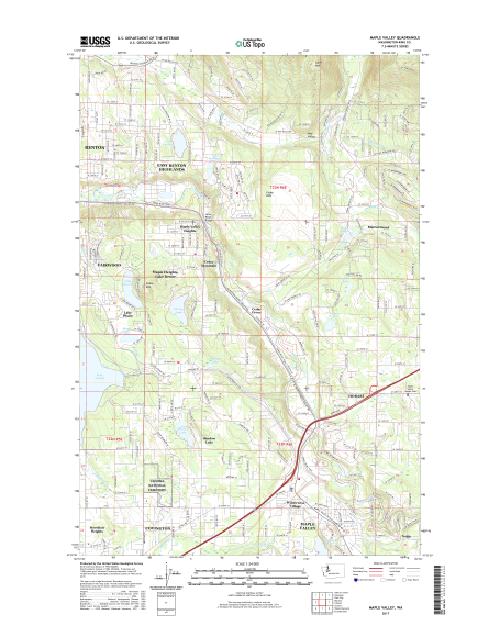 MyTopo Maple Valley, Washington USGS Quad Topo Map