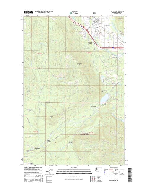 MyTopo North Bend, Washington USGS Quad Topo Map