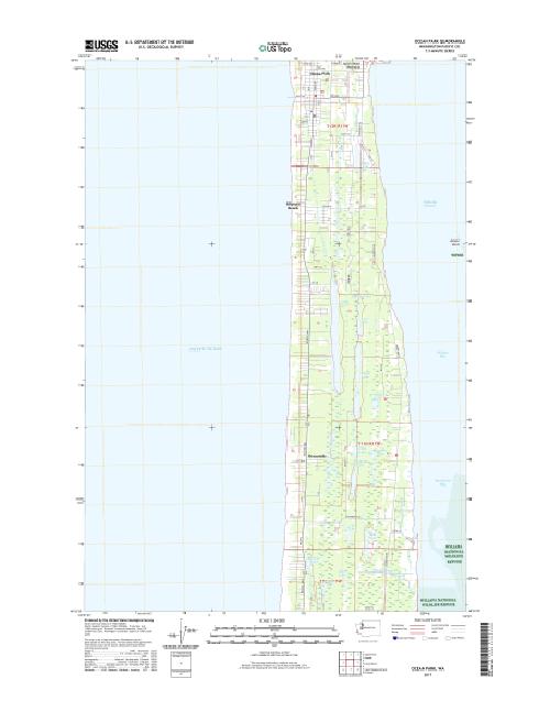 MyTopo Ocean Park, Washington USGS Quad Topo Map