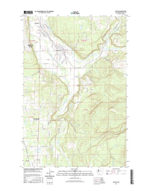 MyTopo Orting, Washington USGS Quad Topo Map