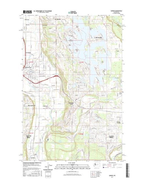 MyTopo Sumner, Washington USGS Quad Topo Map