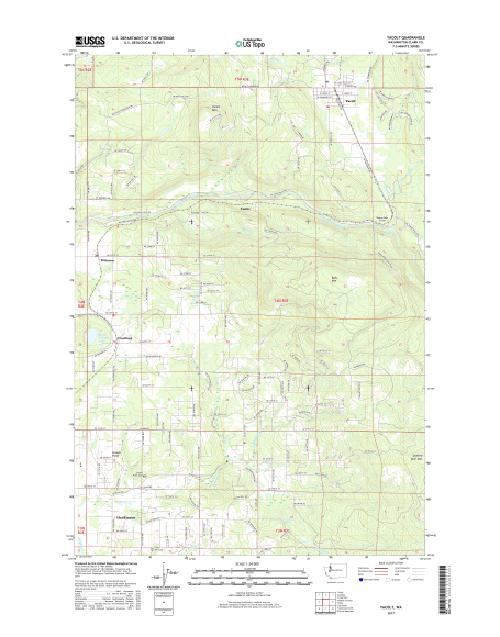 MyTopo Yacolt, Washington USGS Quad Topo Map