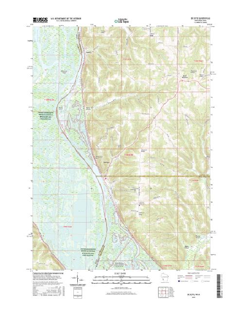 MyTopo De Soto, Wisconsin USGS Quad Topo Map