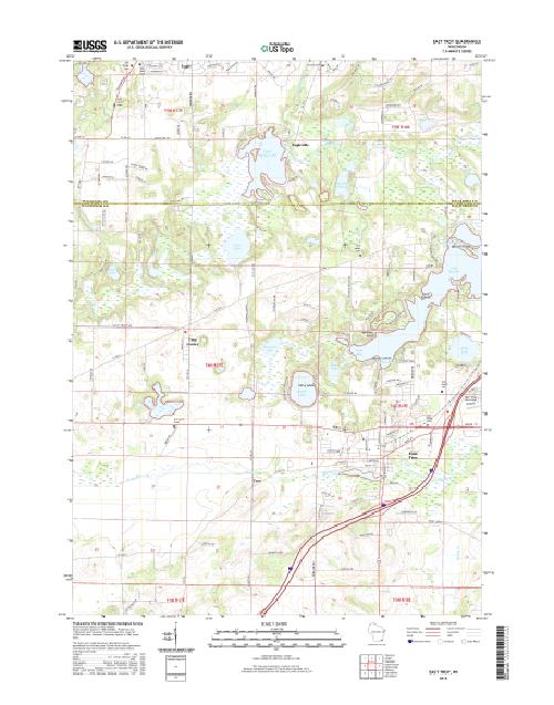 MyTopo East Troy, Wisconsin USGS Quad Topo Map