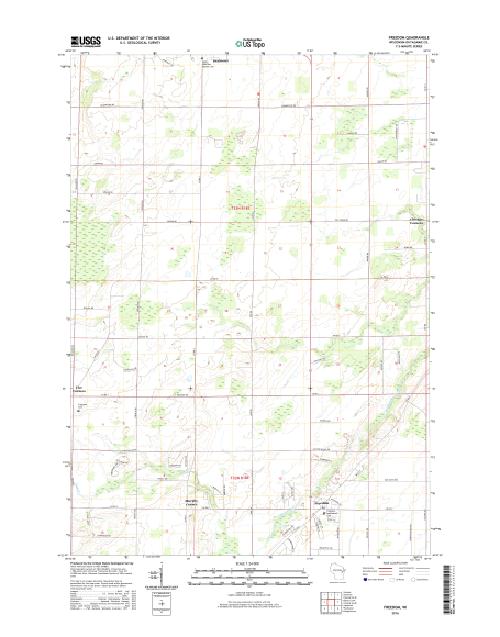 MyTopo Freedom, Wisconsin USGS Quad Topo Map