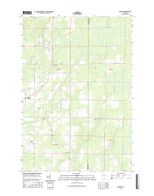 MyTopo Gleason, Wisconsin USGS Quad Topo Map