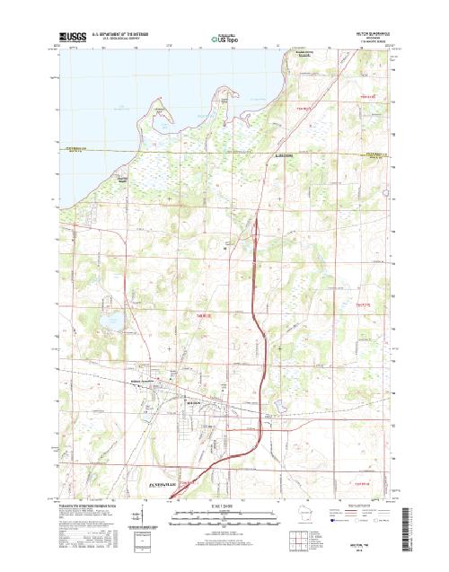 MyTopo Milton, Wisconsin USGS Quad Topo Map