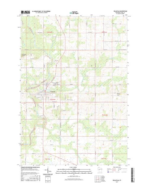 MyTopo Neillsville, Wisconsin USGS Quad Topo Map