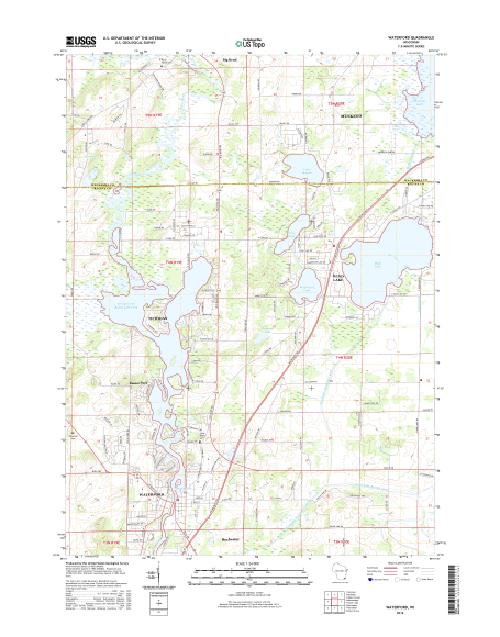 MyTopo Waterford, Wisconsin USGS Quad Topo Map
