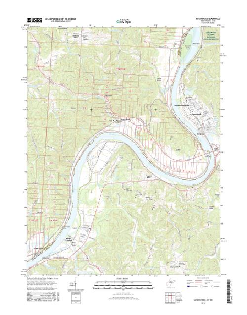 MyTopo Ravenswood, West Virginia USGS Quad Topo Map