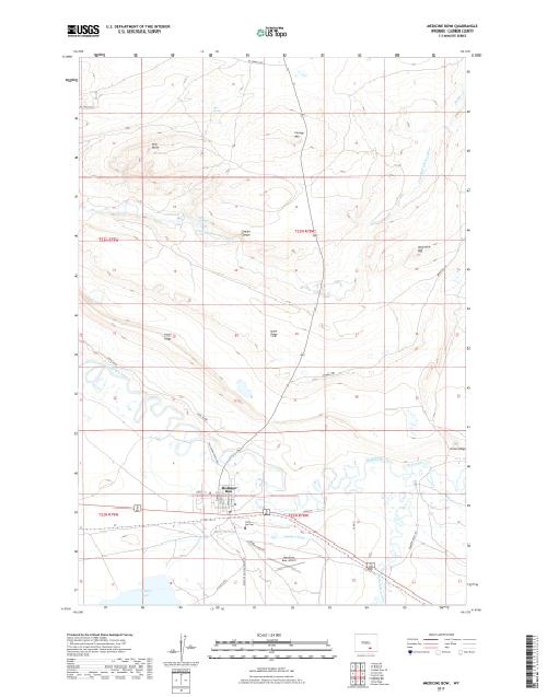 MyTopo Medicine Bow, Wyoming USGS Quad Topo Map