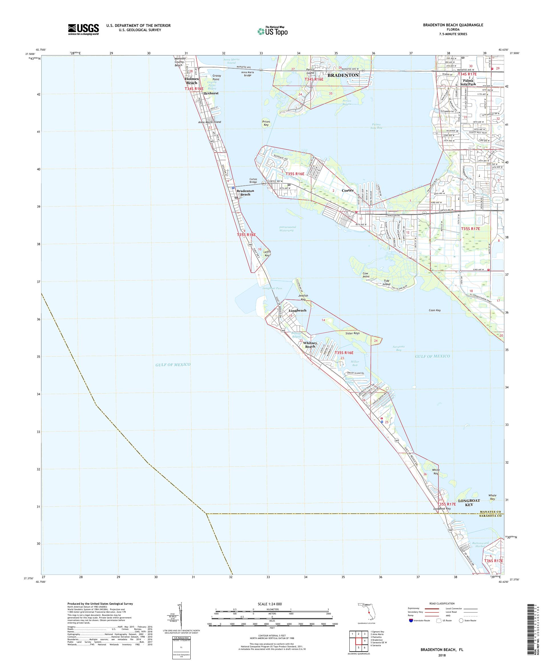 Bradenton Beach Zip Code Map United States Map