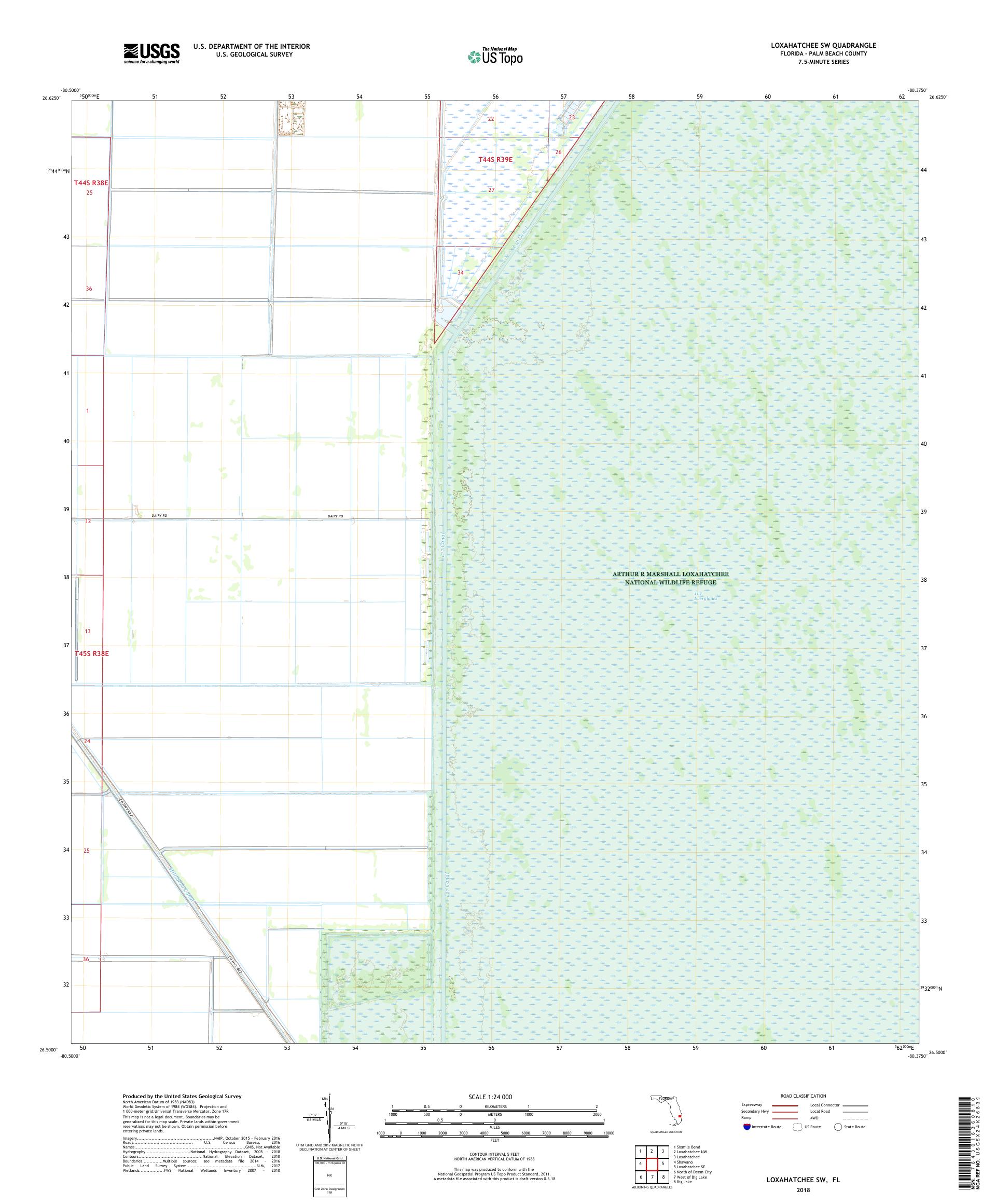 MyTopo Loxahatchee SW Florida - FL Loxahatchee SW 20180430 TM Geo