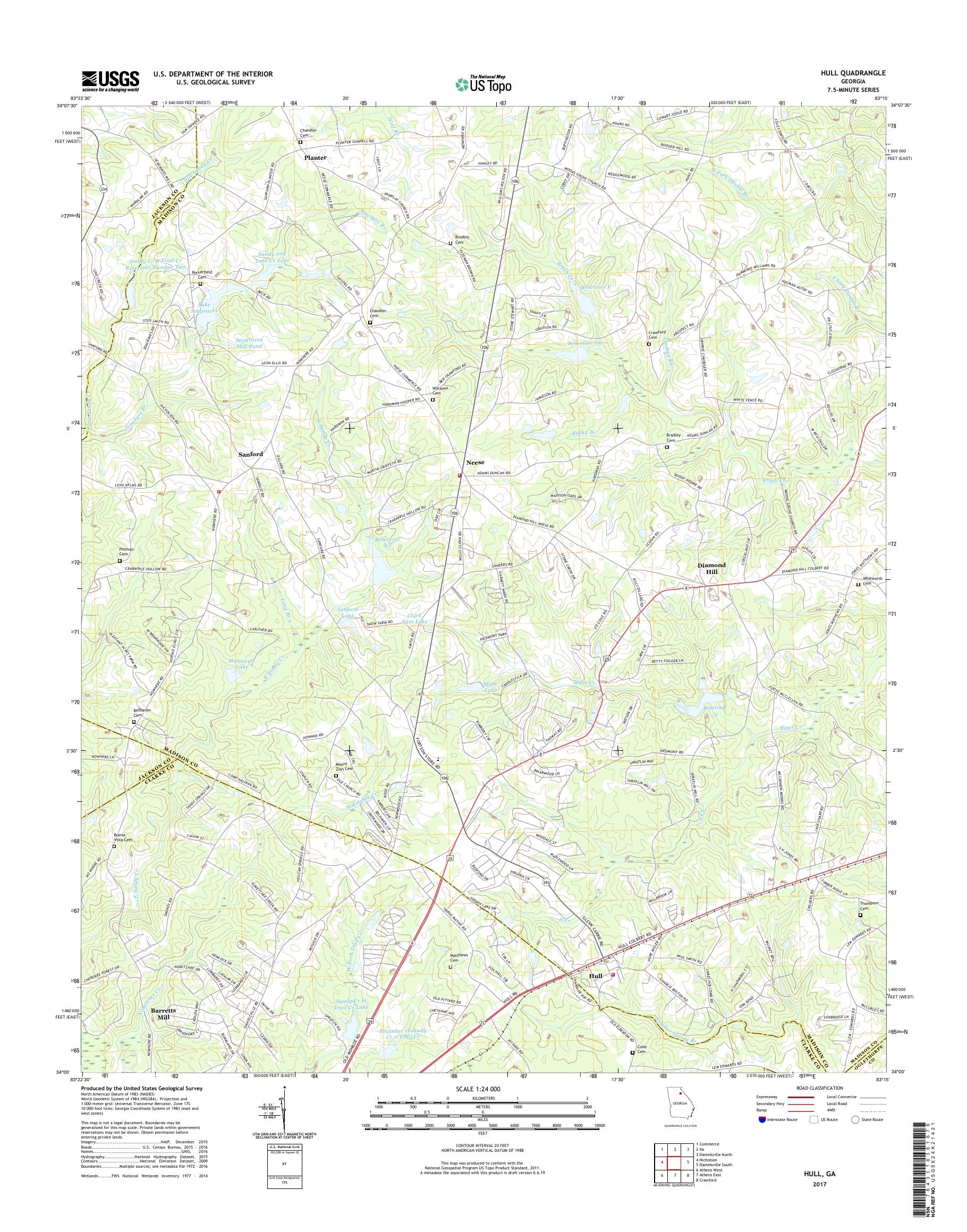 MyTopo Hull, USGS Quad Topo Map