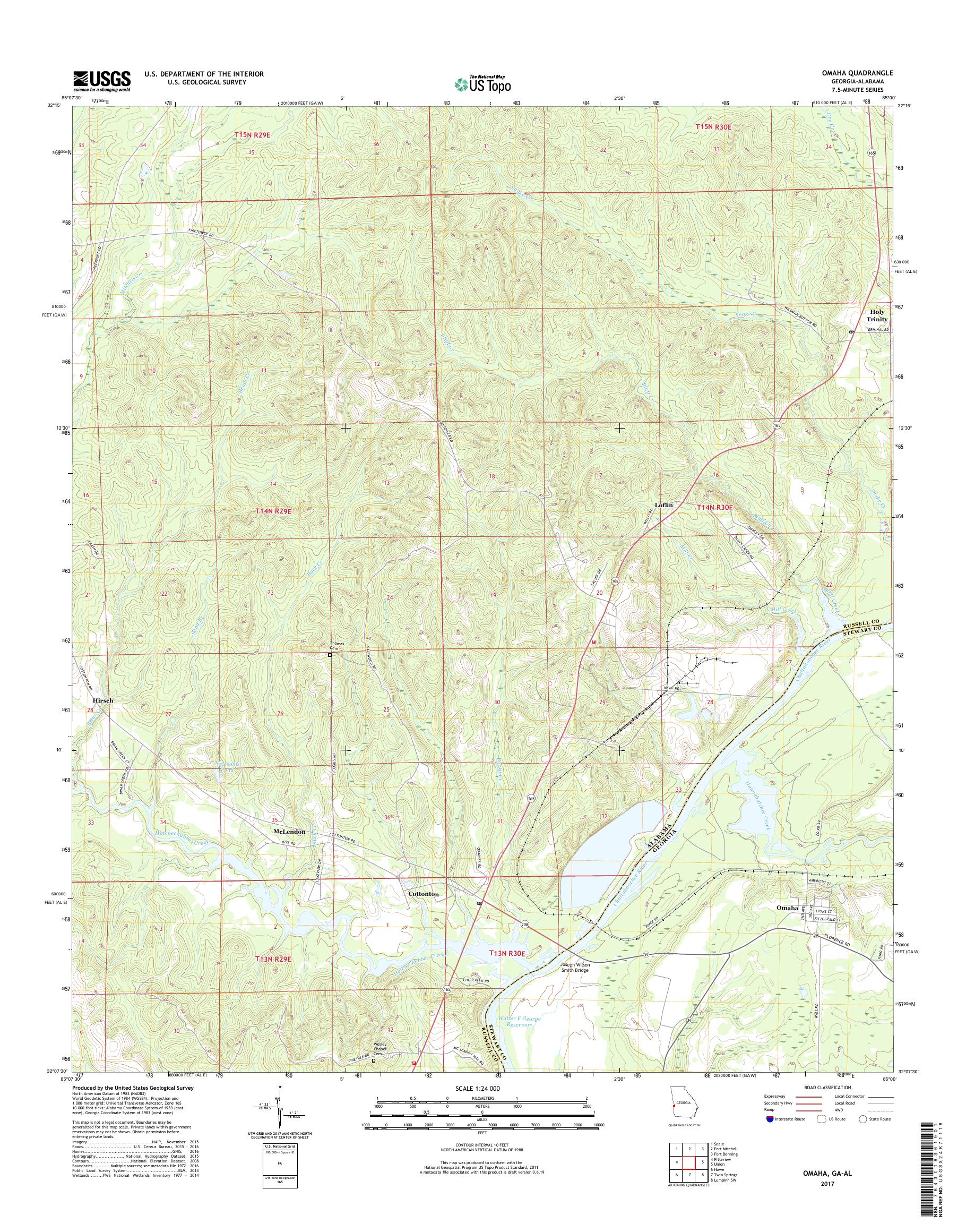 MyTopo Omaha, USGS Quad Topo Map