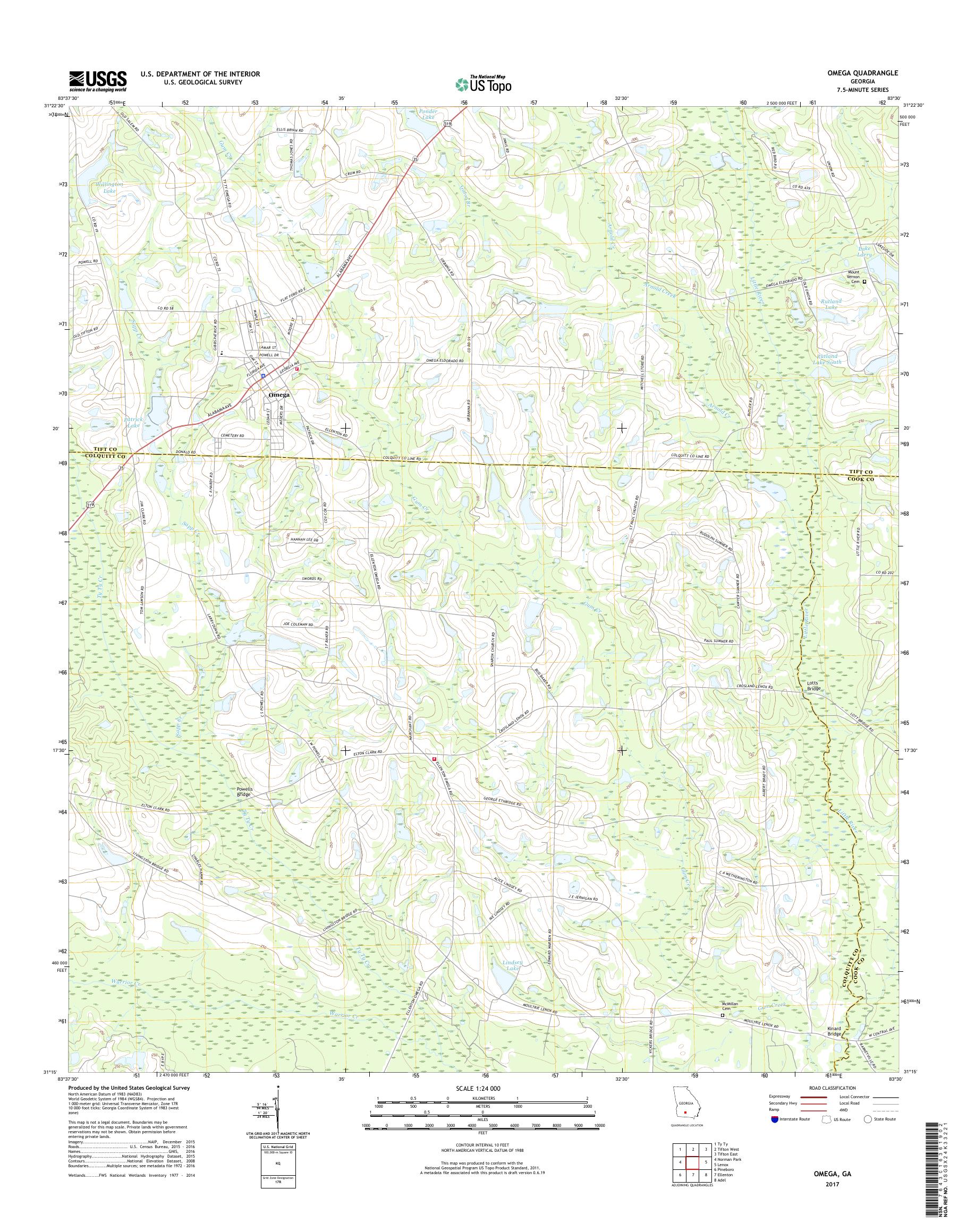 MyTopo Omega, USGS Quad Topo Map