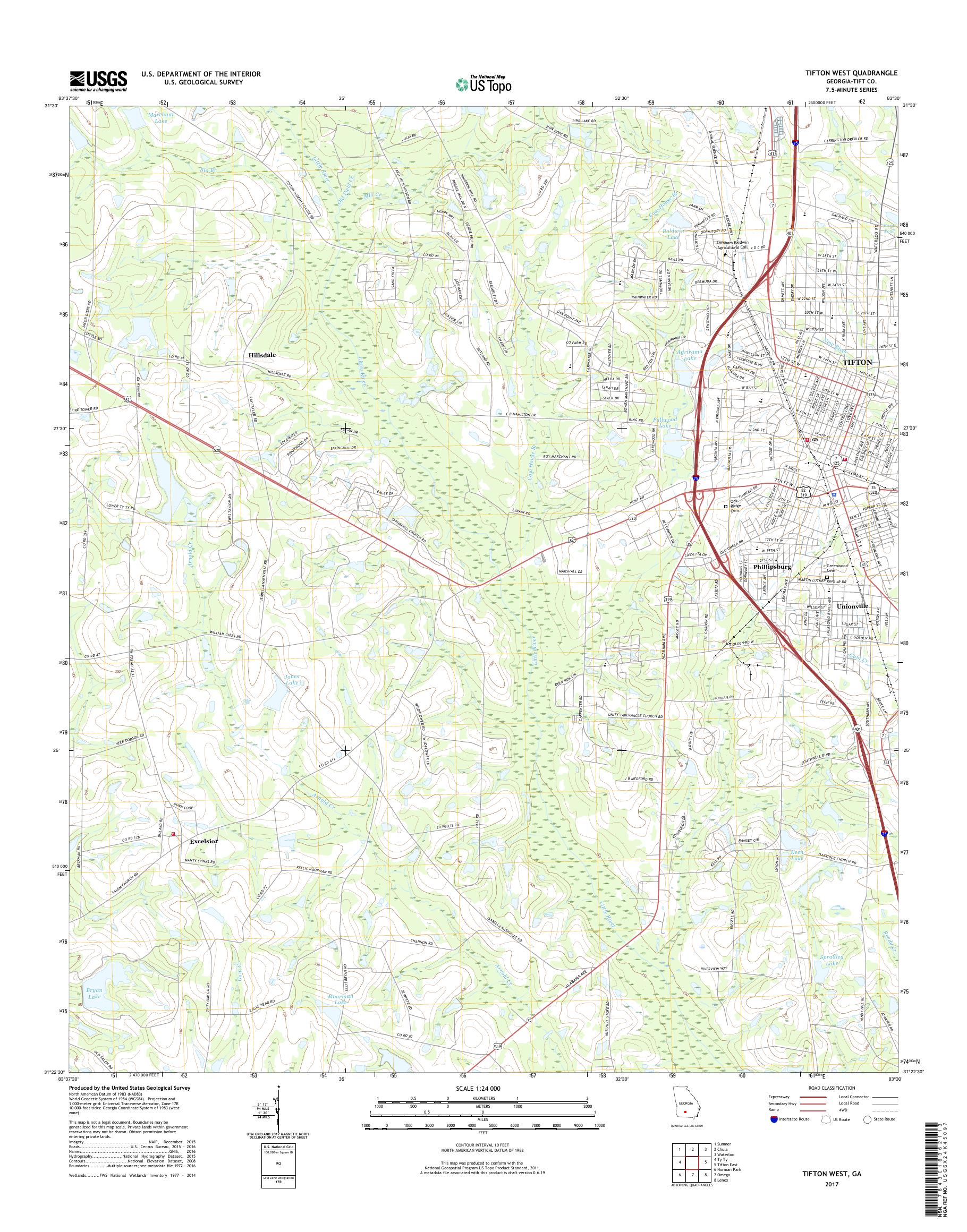 Tifton Ga Zip Code Map Map