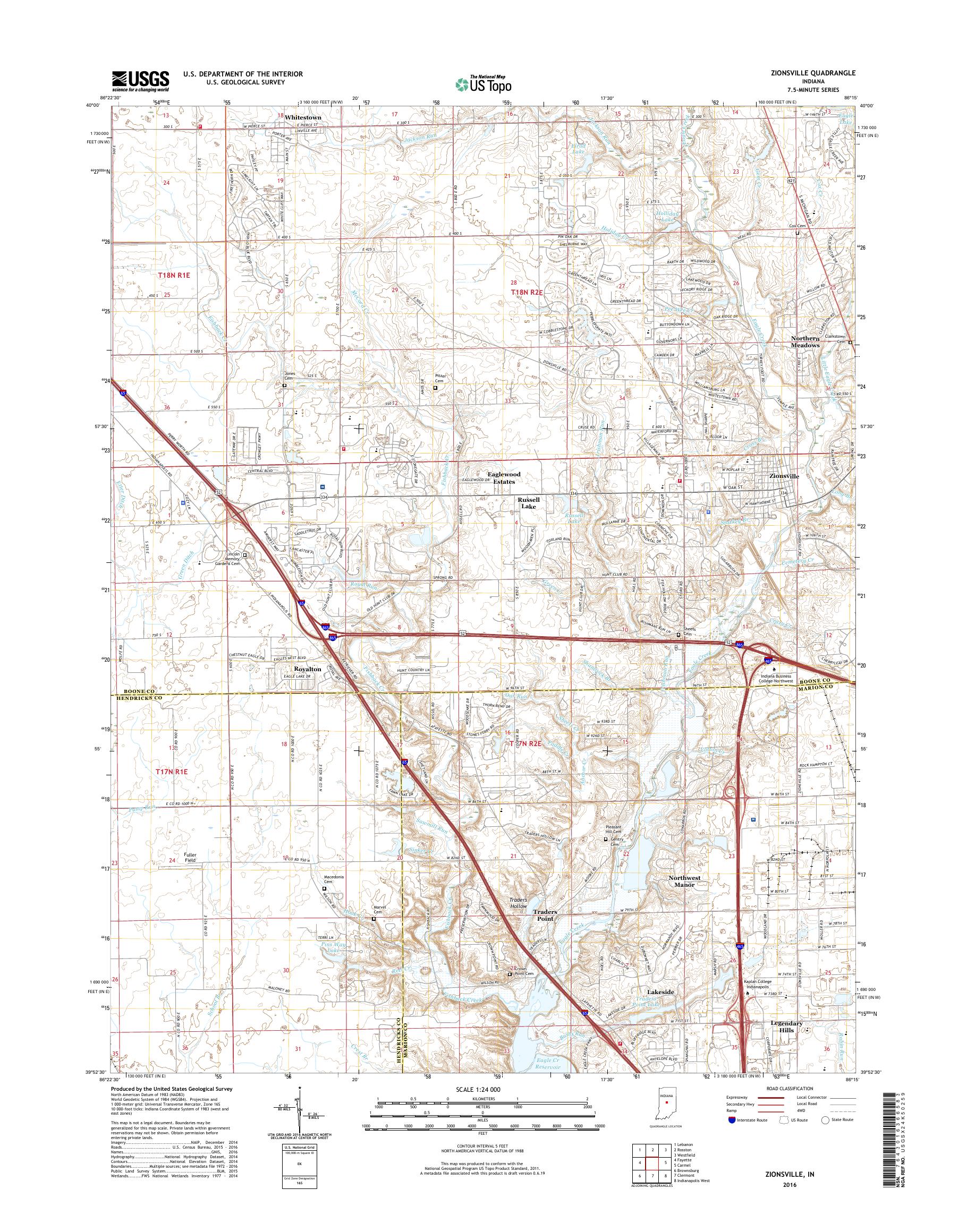 Zionsville In Zip Code Map United States Map