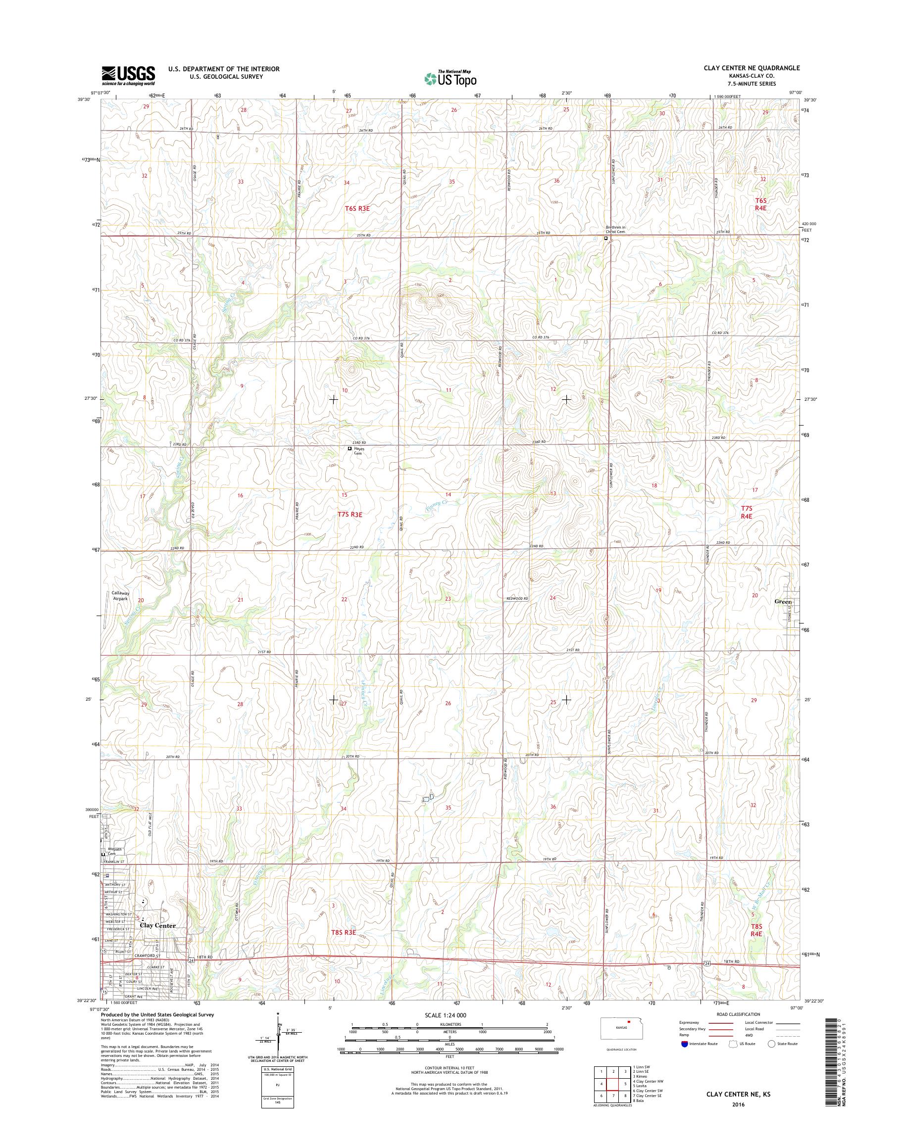 mytopo-clay-center-ne-kansas-usgs-quad-topo-map