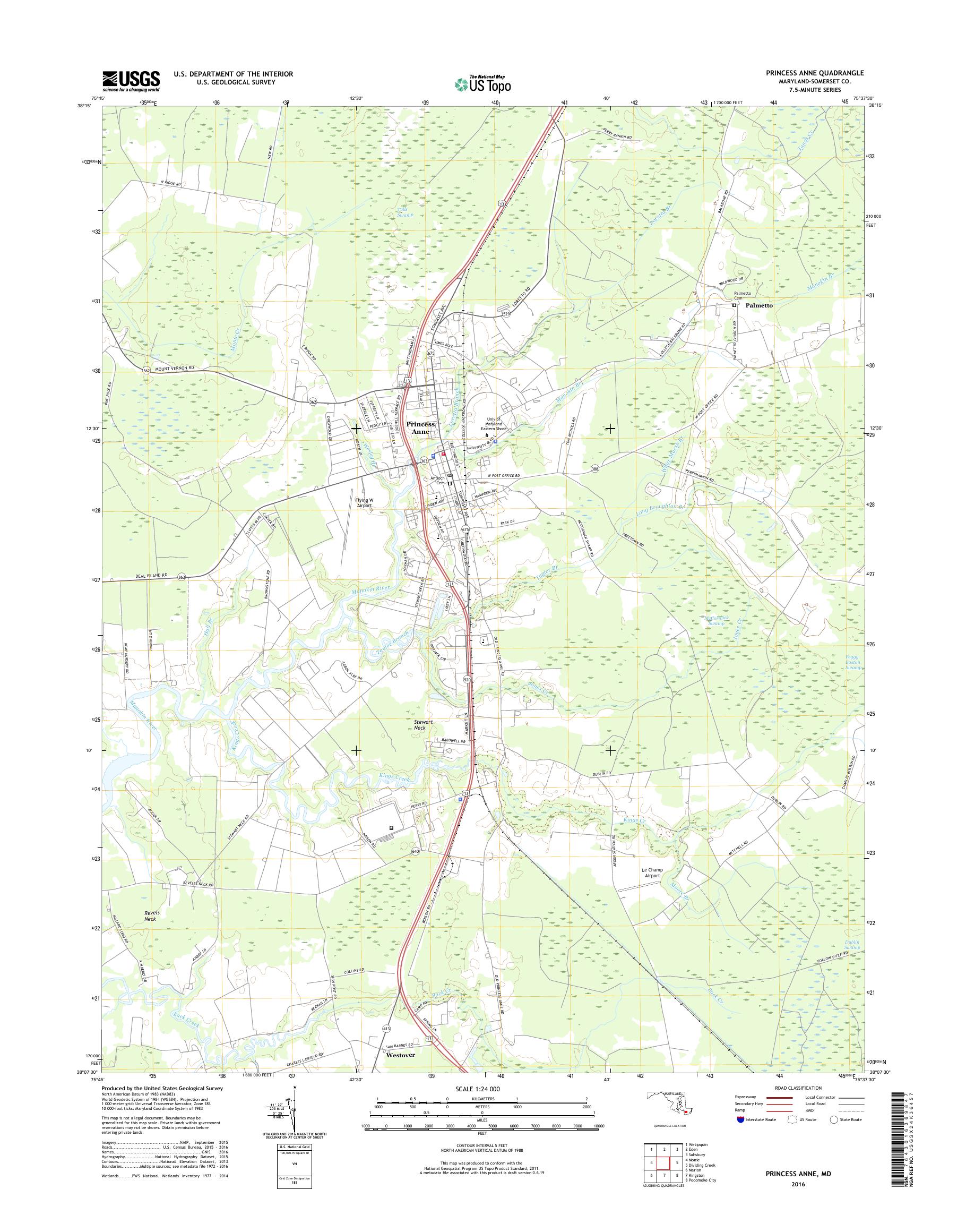 Princess Anne Park Map