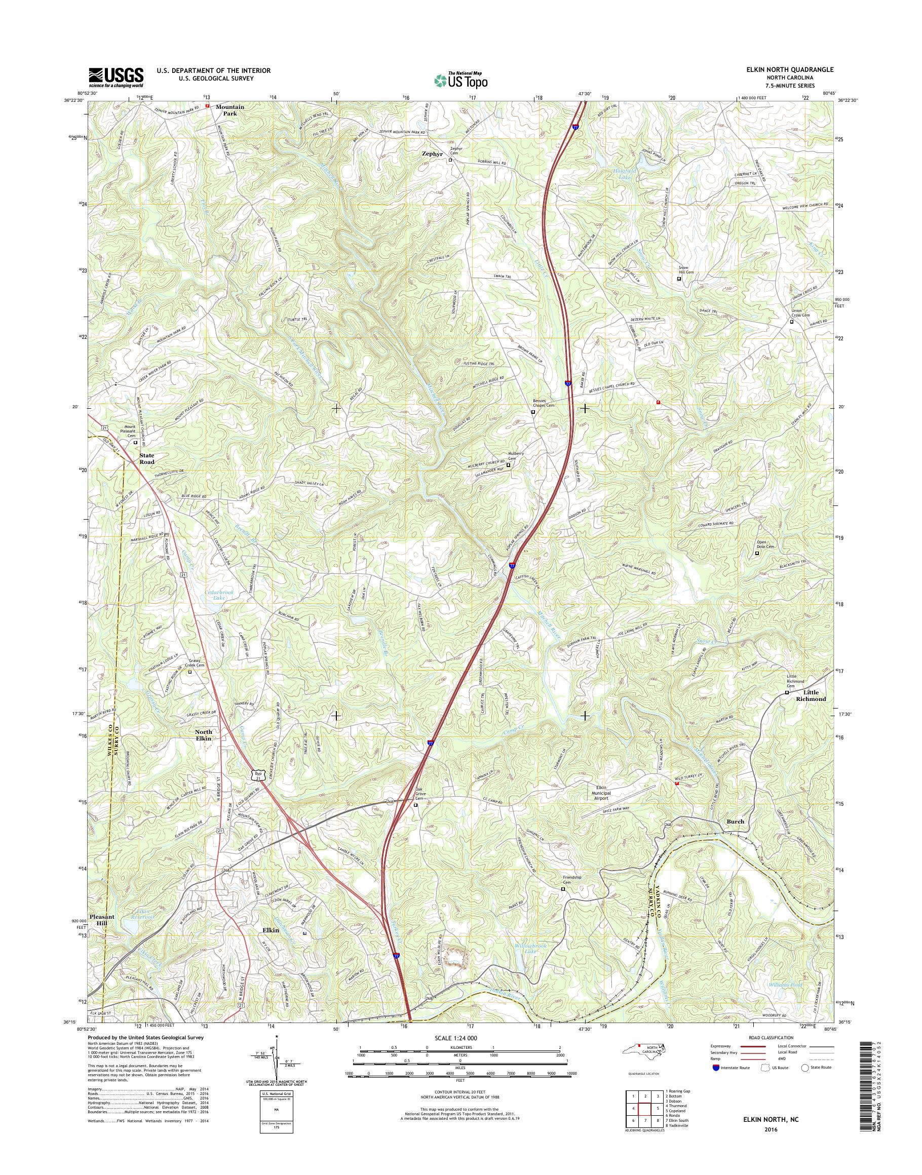 mytopo-elkin-north-north-carolina-usgs-quad-topo-map