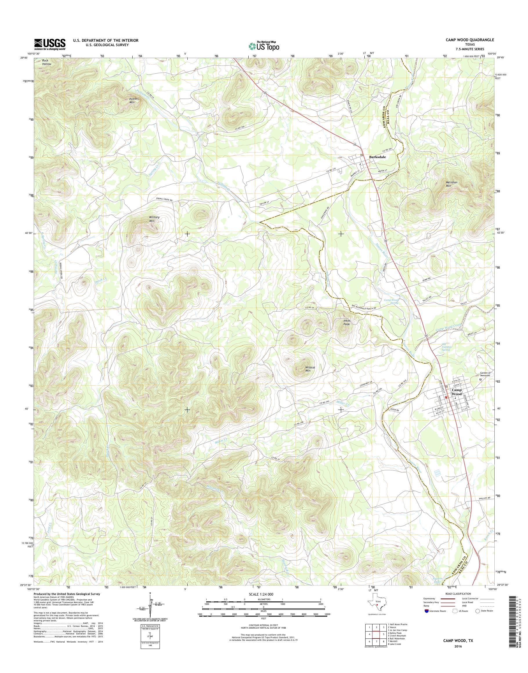 mytopo-camp-wood-texas-usgs-quad-topo-map