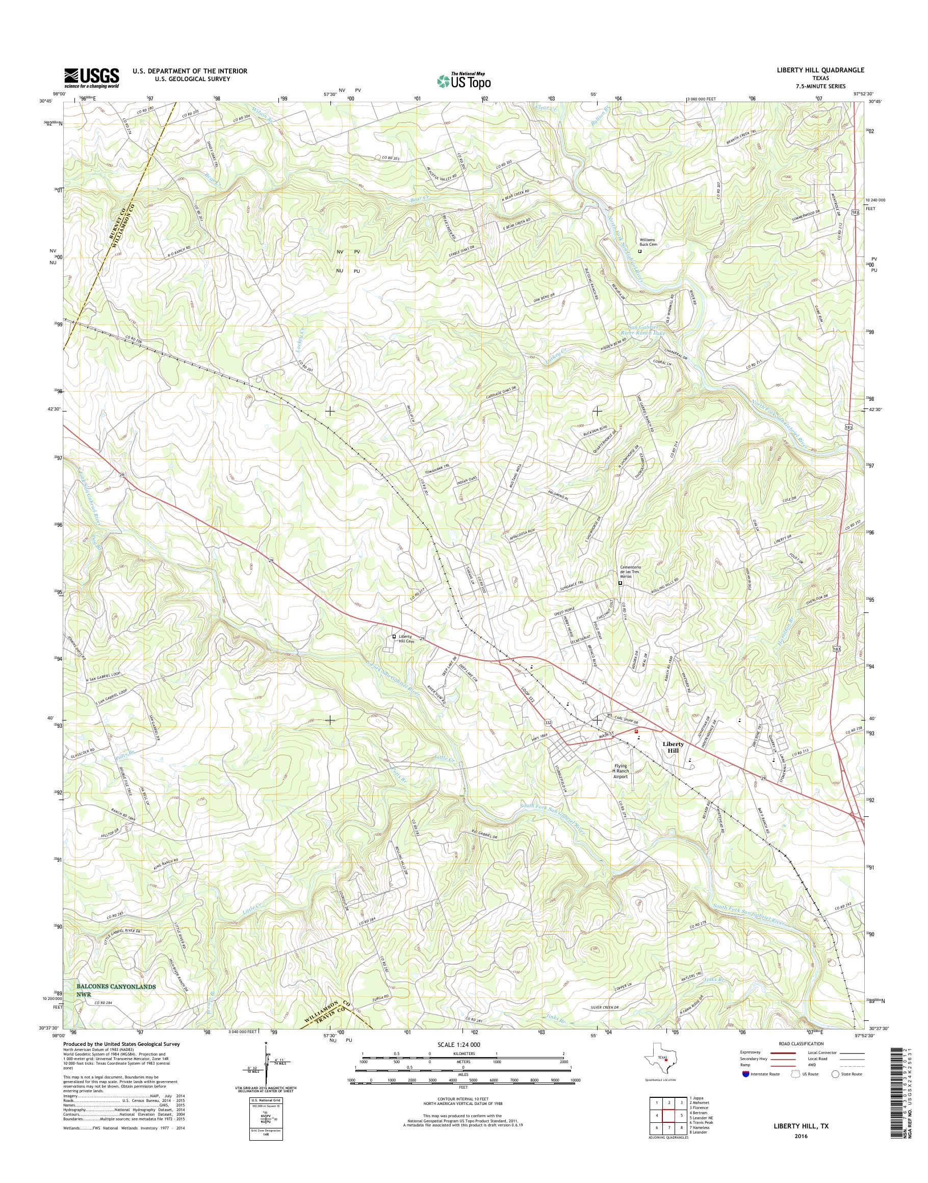 mytopo-liberty-hill-texas-usgs-quad-topo-map