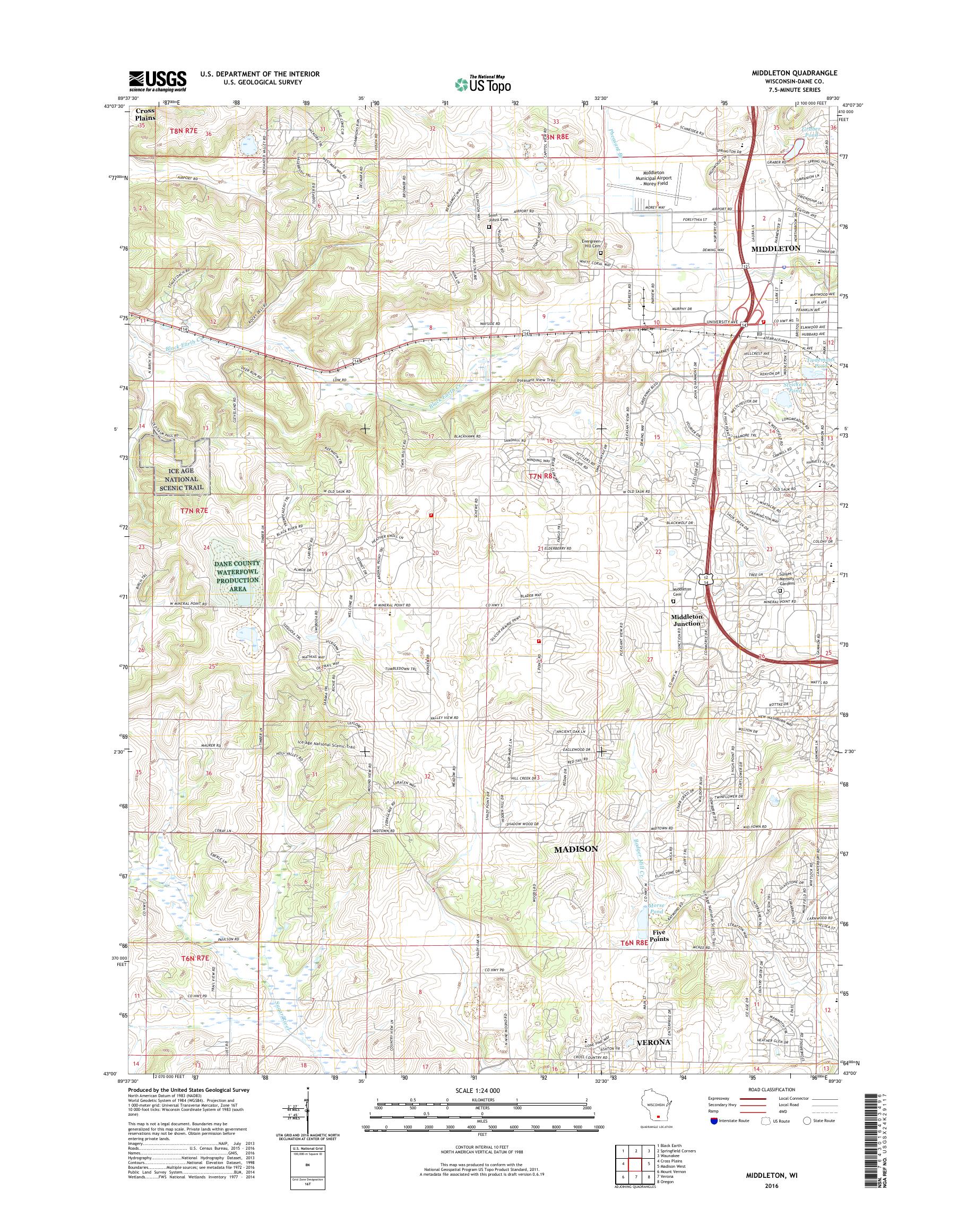 Middleton Wi Zip Code Map United States Map