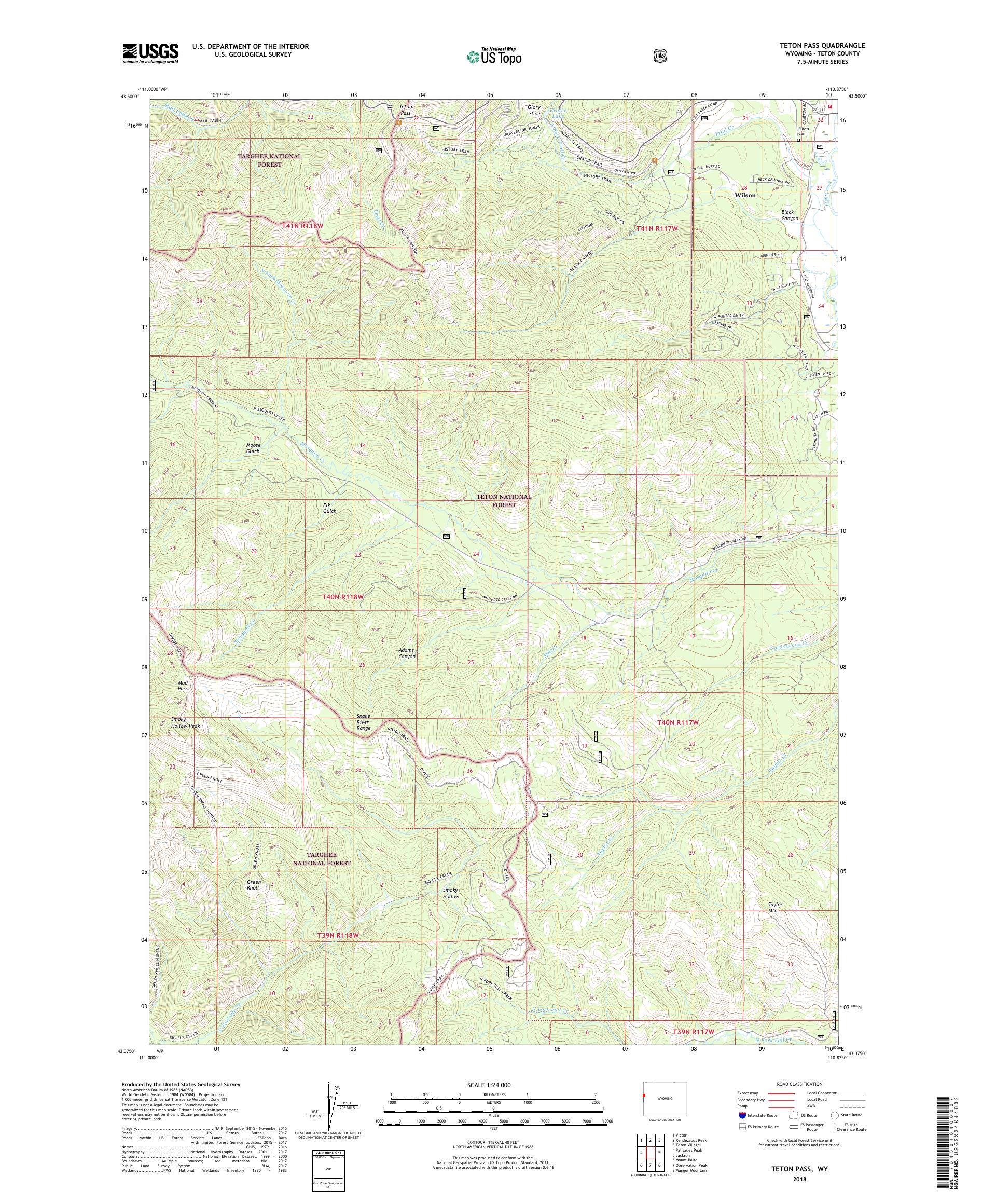 Teton Pass Collapse Map Location - o8gjwg8