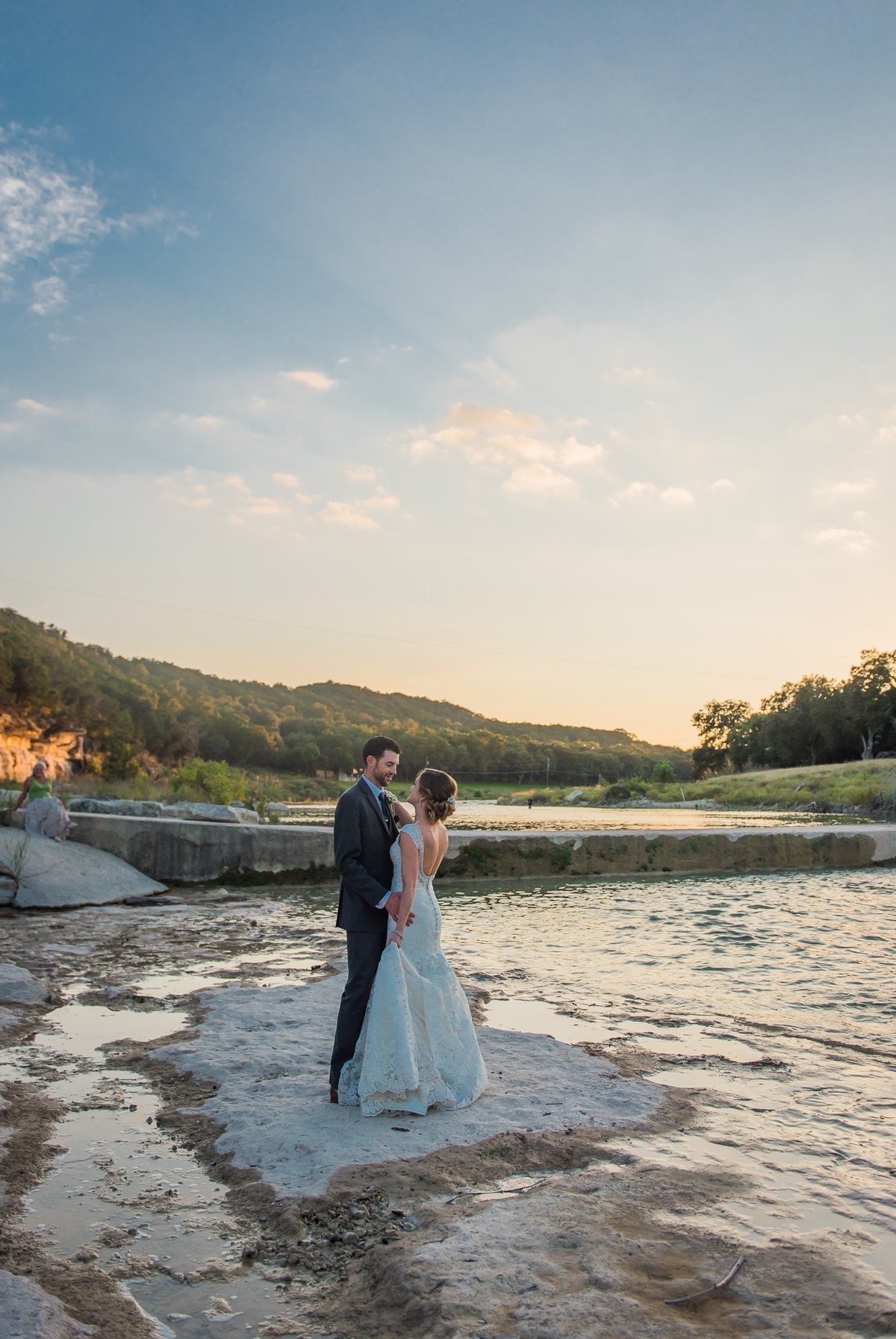Montesino Ranch Wedding Bride and Groom Sunset Photos