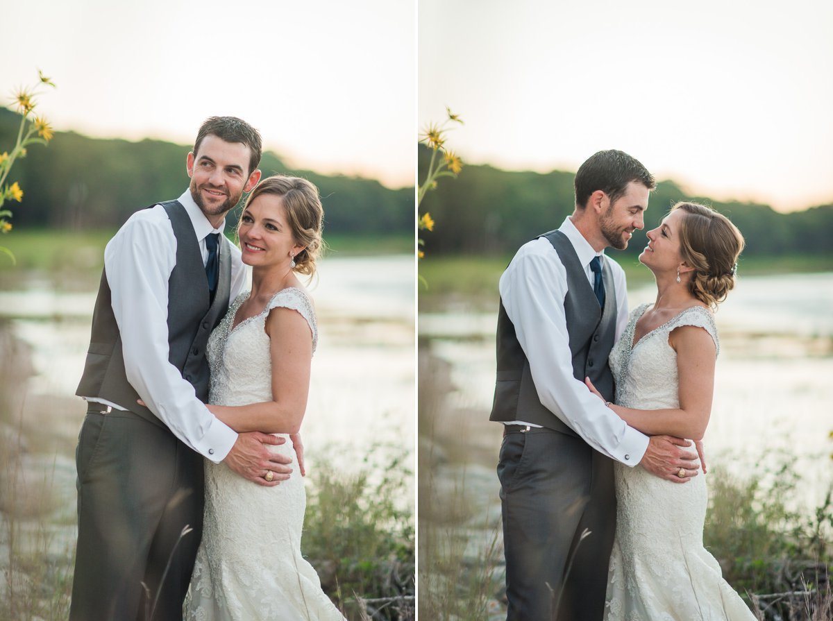 Montesino Ranch Wedding Bride and Groom Sunset Photos