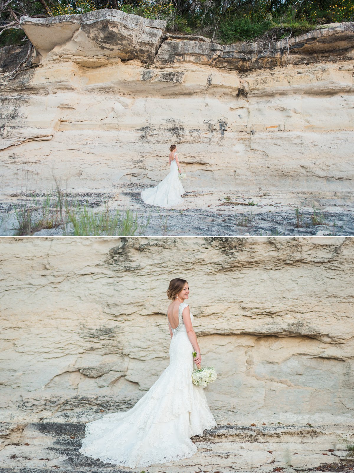 Montesino Ranch Wedding Bride Blanco River