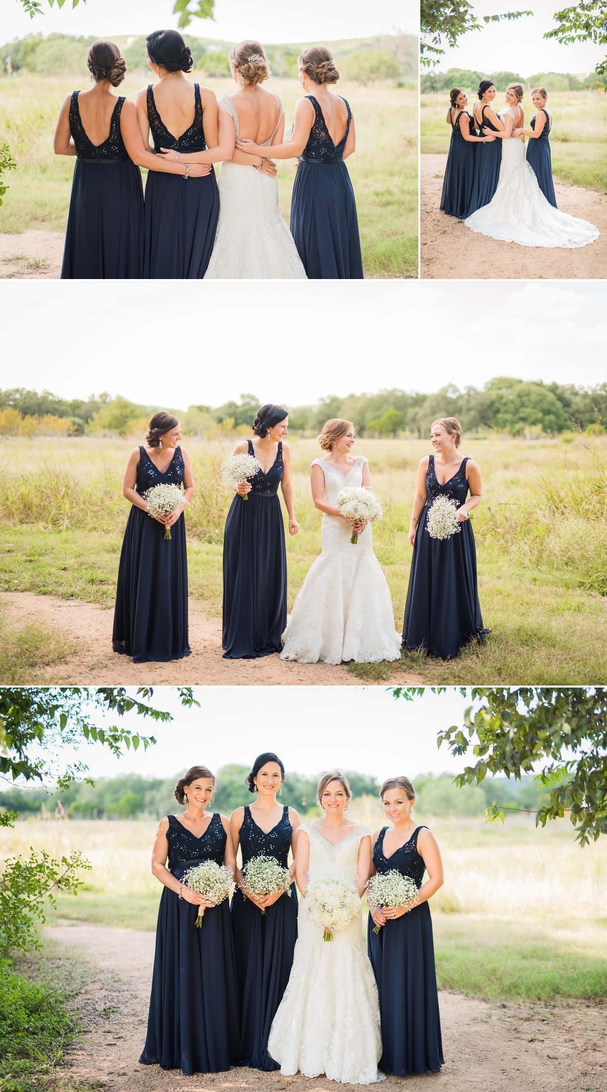 Montesino Ranch Wedding Bride and Bridesmaids